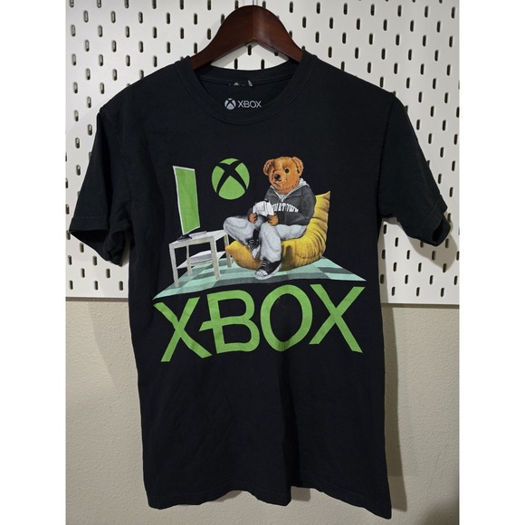 Chinatown Market T Shirt Black Xbox Bear Size Small Limite Edition - Picture 1 of 5